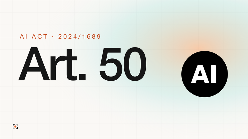 Text Art. 50 and the official EU AI icon